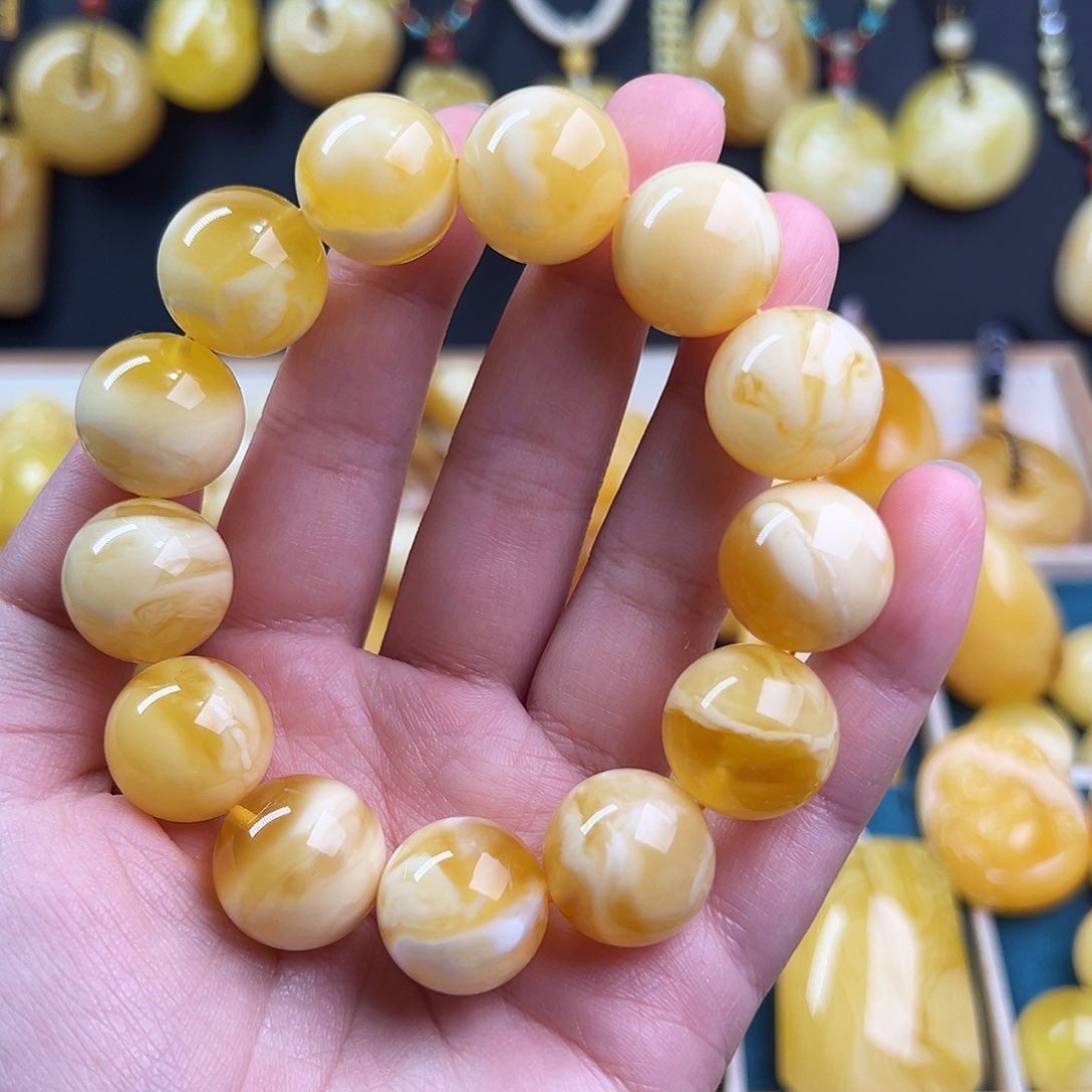 蜜蜡颈饰未镶嵌顺**^蜜蜡