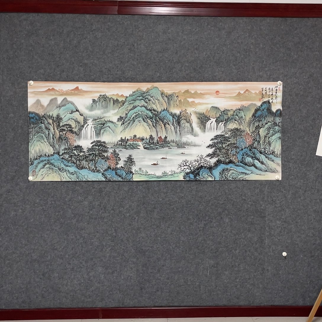 1***4国画小六尺画芯 作品