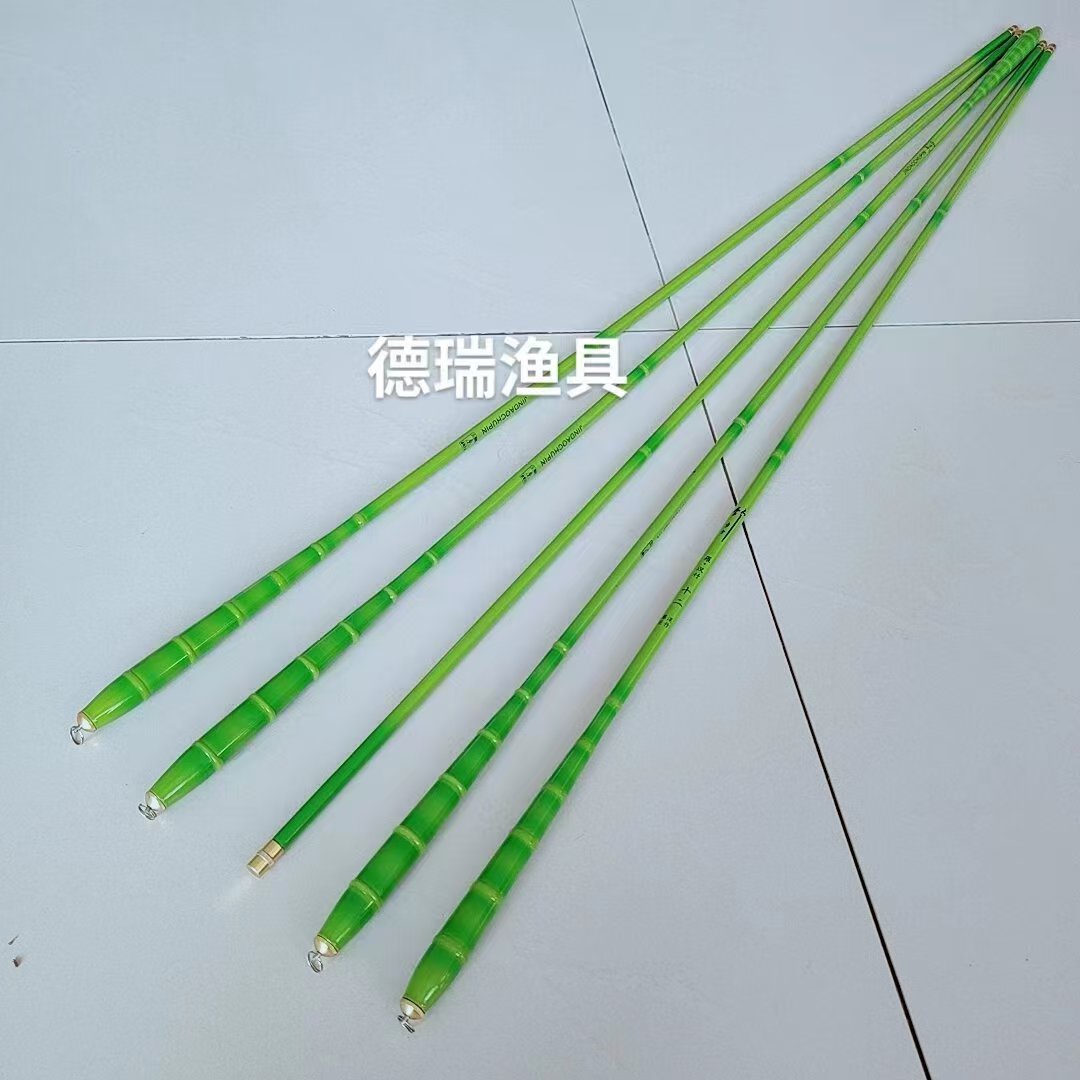 绿色超轻超细37调鲫鲤综合鲫鱼竿长节台钓竿
