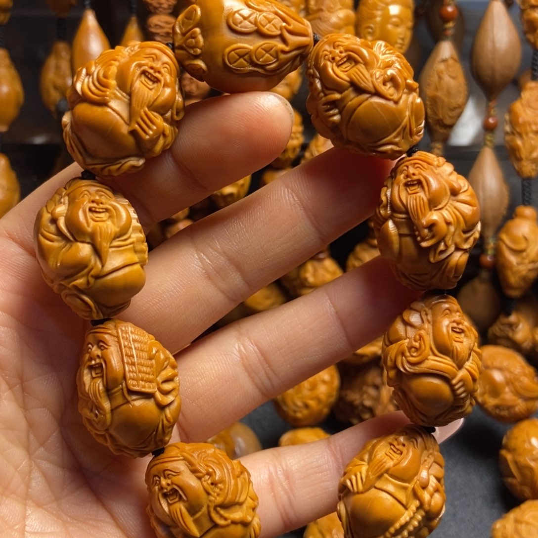 【闪购商品】手串/手链橄榄核八宝财神