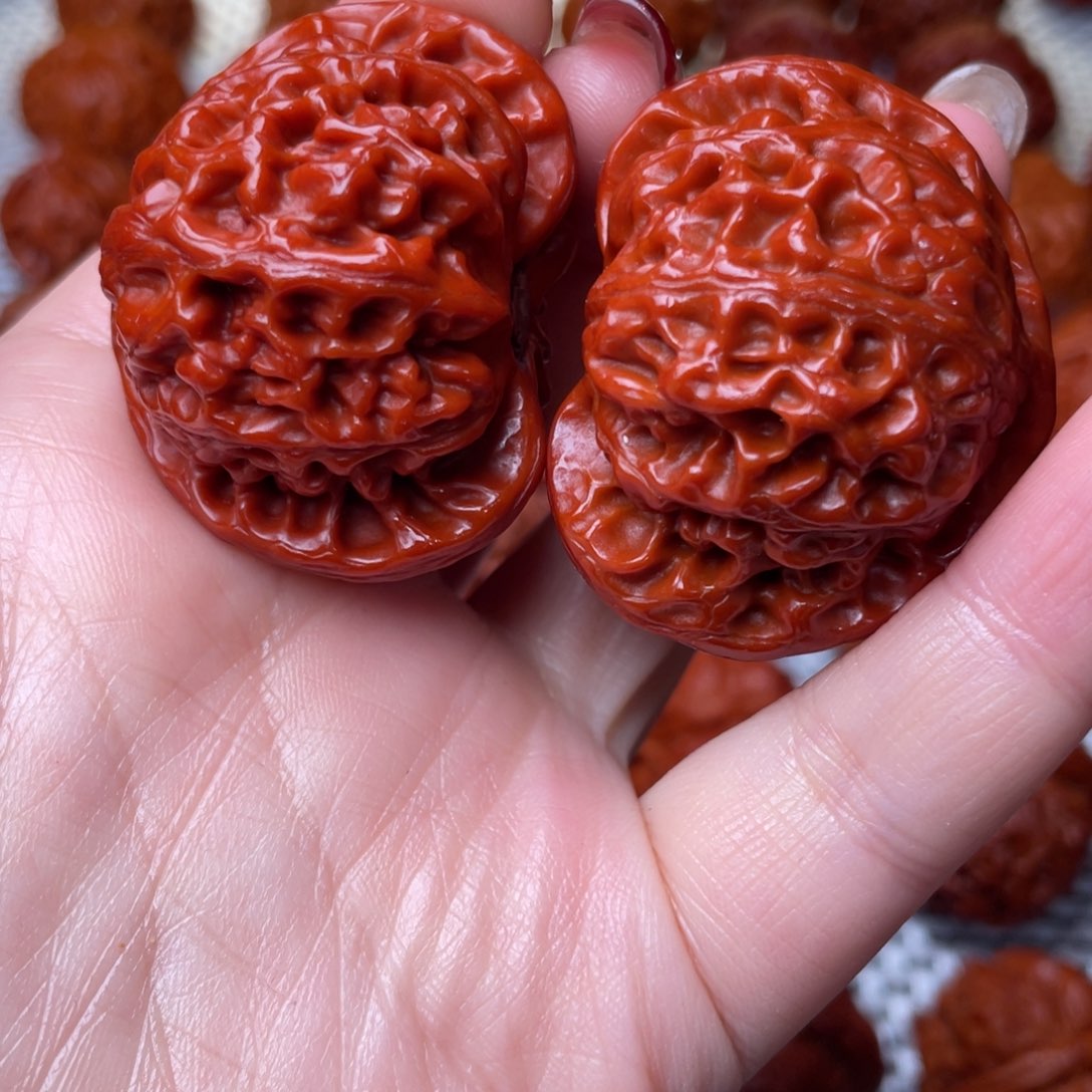 桃核吊坠文玩核桃 手把件 宫灯 44