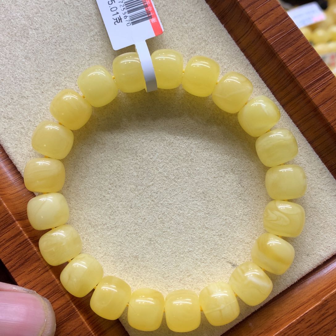 蜜蜡手链未镶嵌蜜蜡