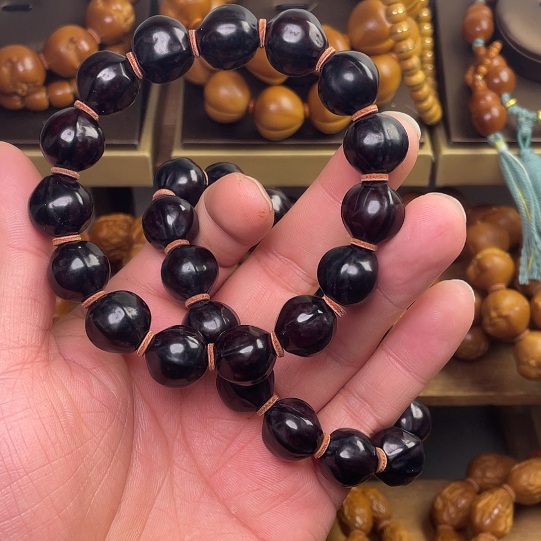 橄榄核手串/手链1.4黑美人