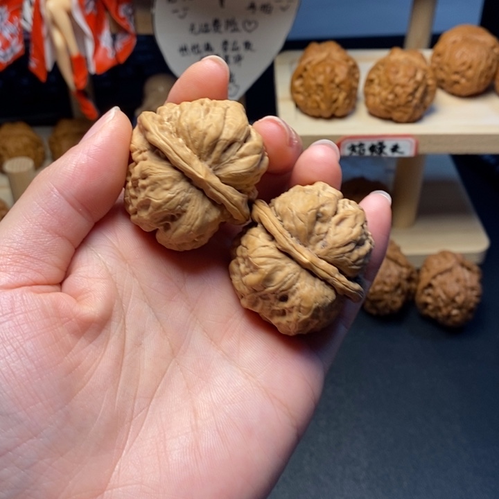 文玩核桃把件念*j3号37尺蛤蟆头打底