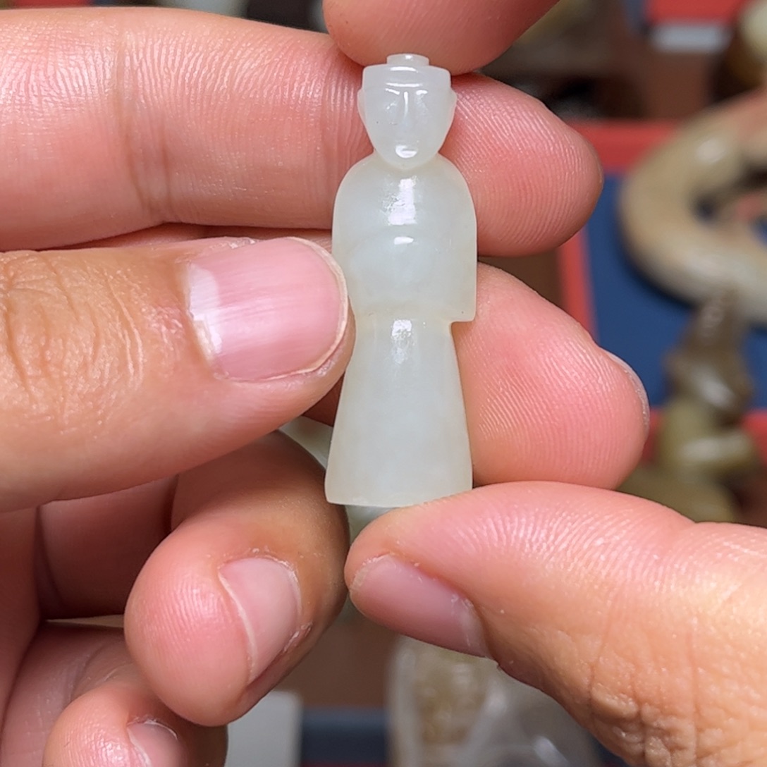 开***哥和田玉（糖玉）未镶嵌挂件