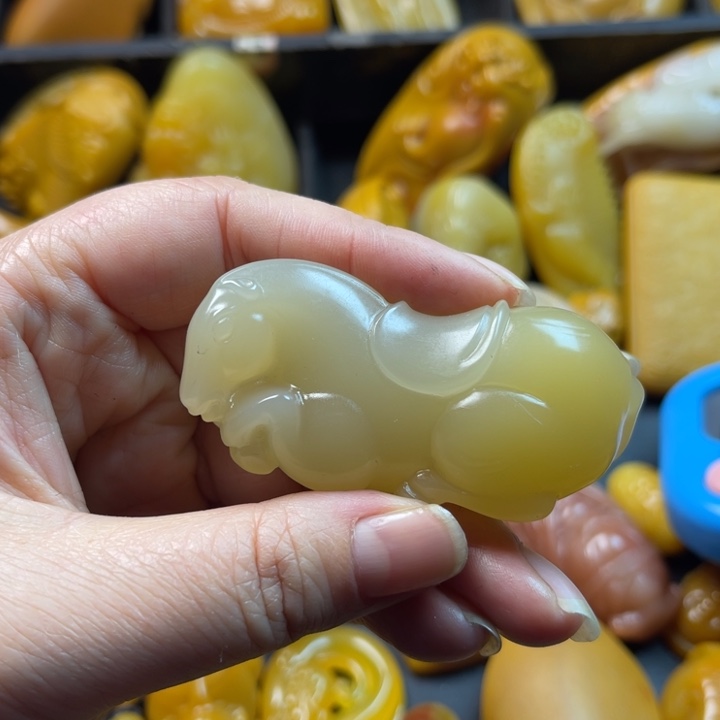 漂***埃石英质玉未镶嵌吊坠(不含链)