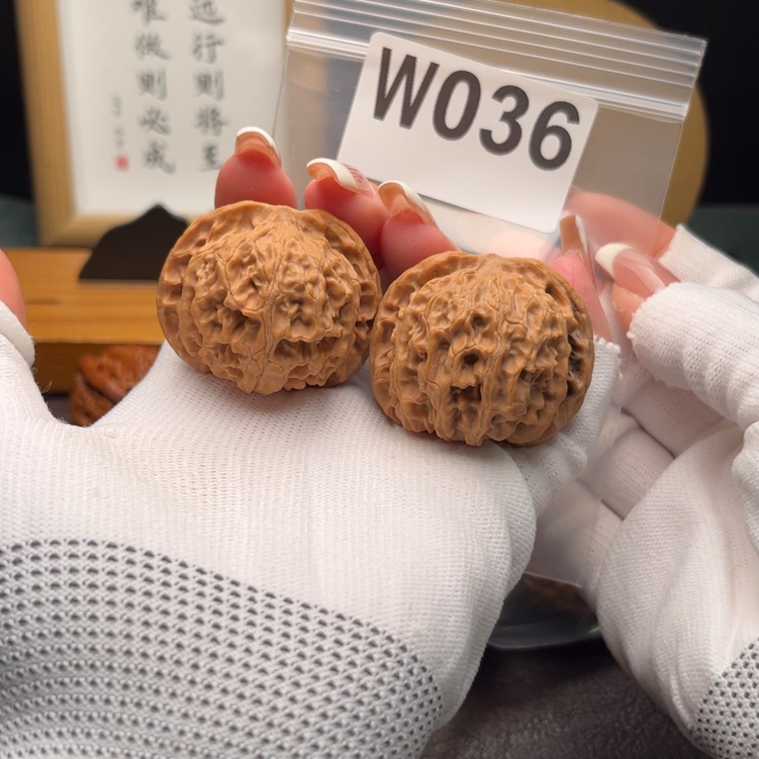 文玩核桃把件41苹果w 036