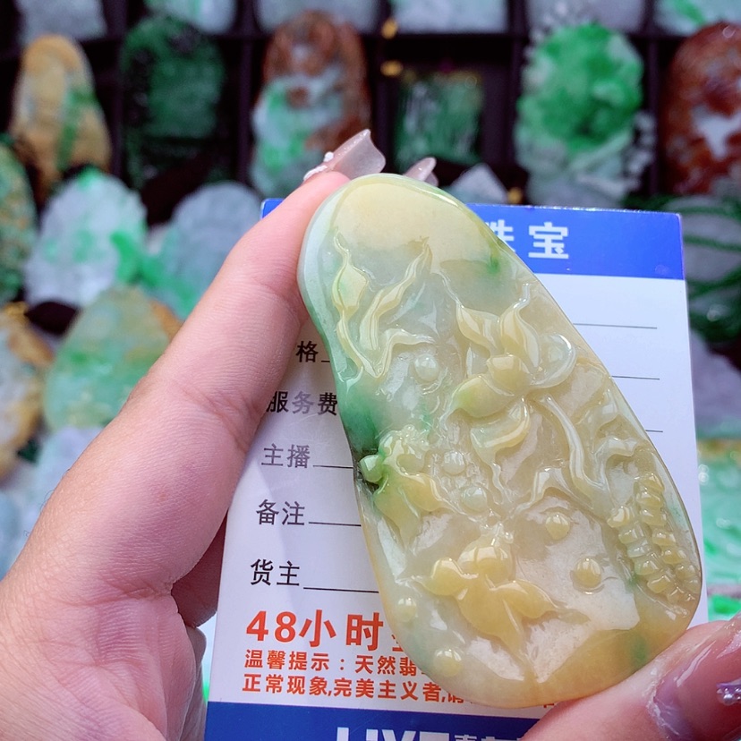 【闪购商品】翡翠颈饰未镶嵌挂件