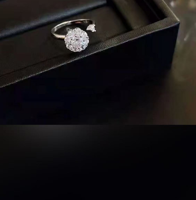 创意饰品旋转小花