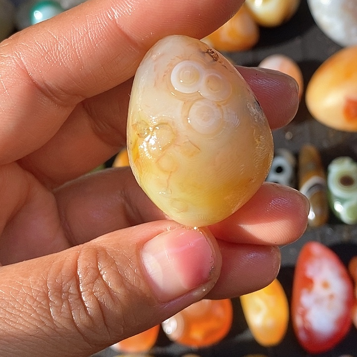 手把件奇石饰品无孔