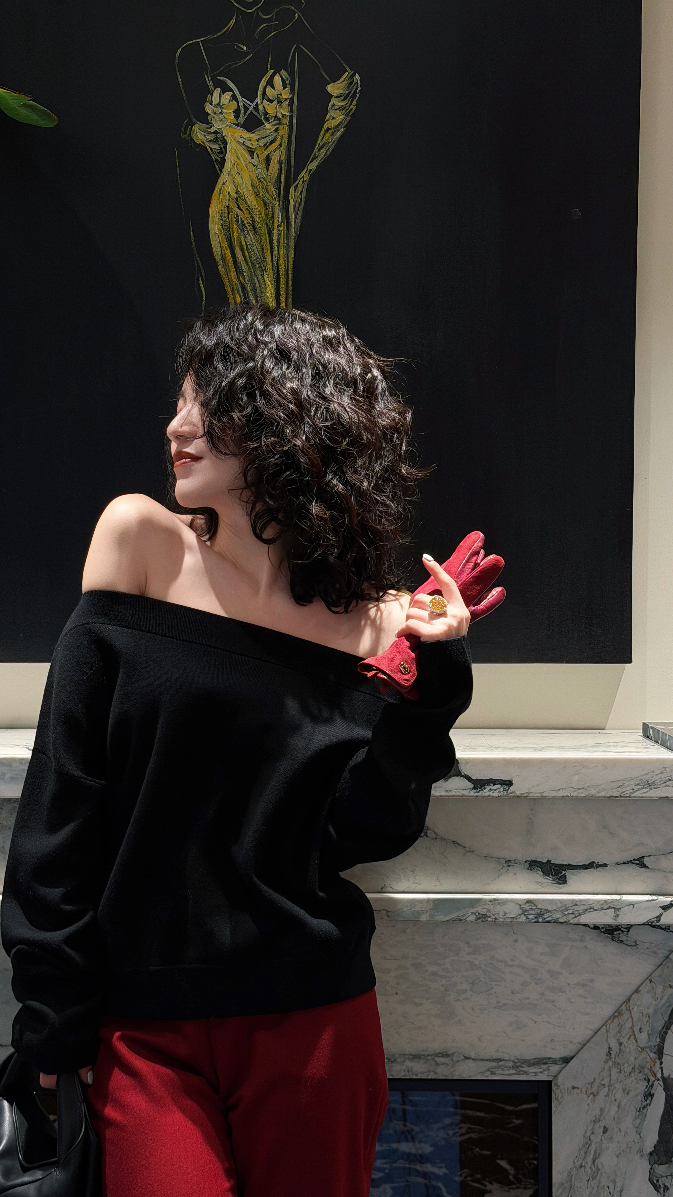 MIRROR【涛姐精选】极简高奢黑白极细美丽诺羊毛毛衣秋冬