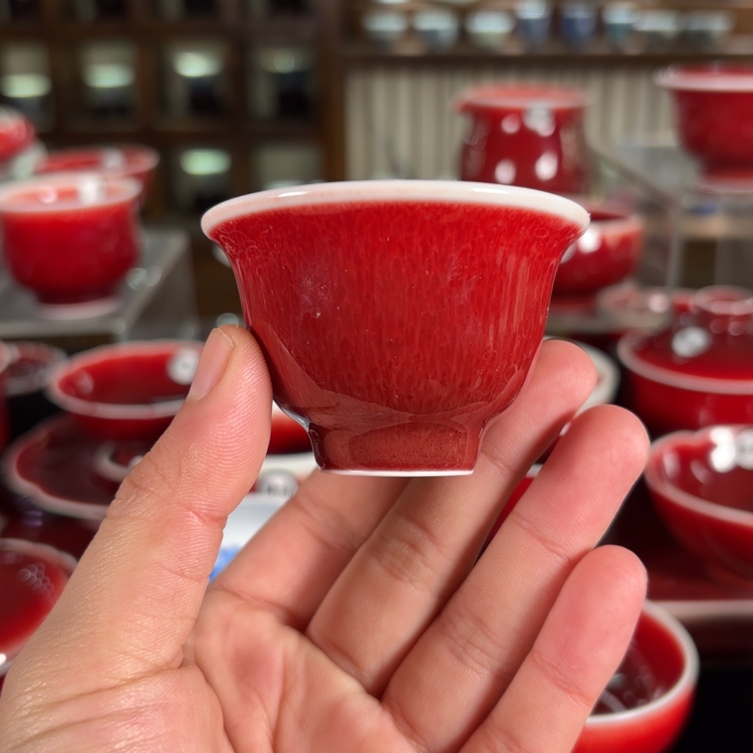 杯子景德镇瓷器郎红福利