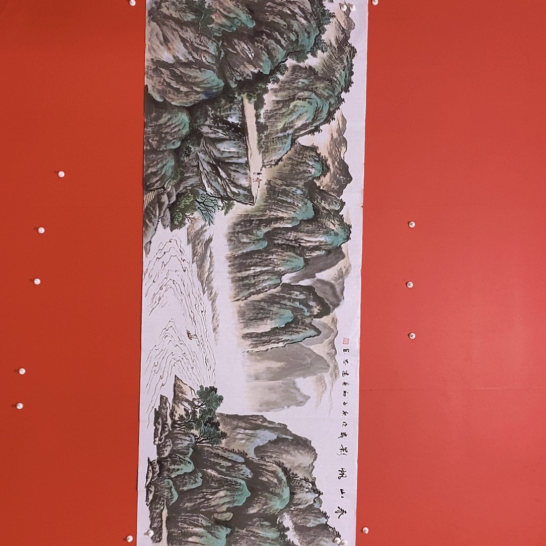 国画山水花鸟国画作品