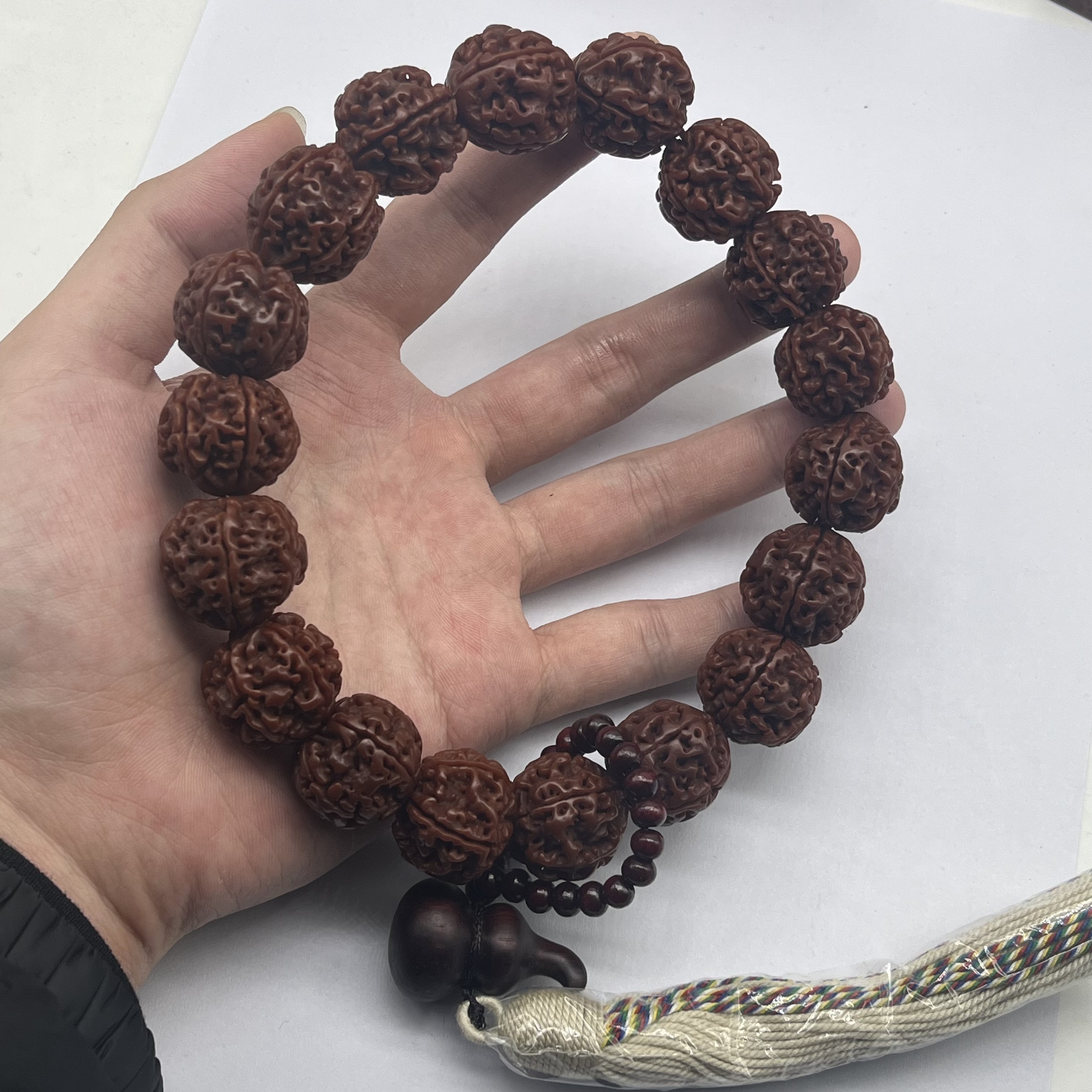 A1 玉化金刚菩提精美手串卡20单圈 3528 (配A1礼盒)