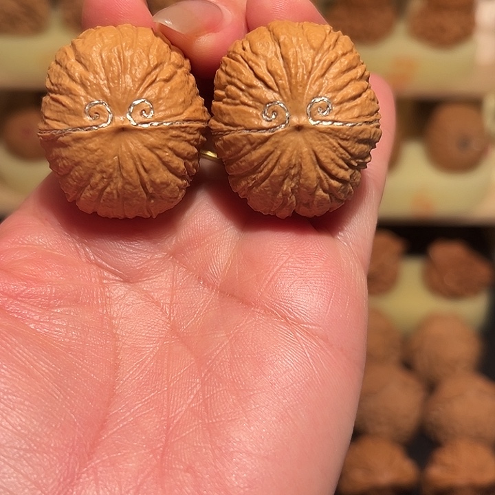 桃核把件光*精品核桃