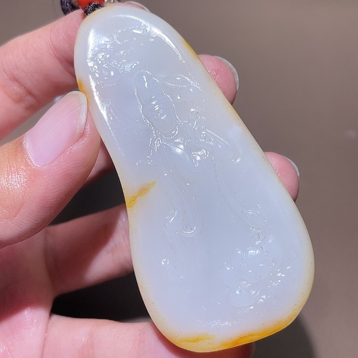 和田玉颈饰未镶嵌Y