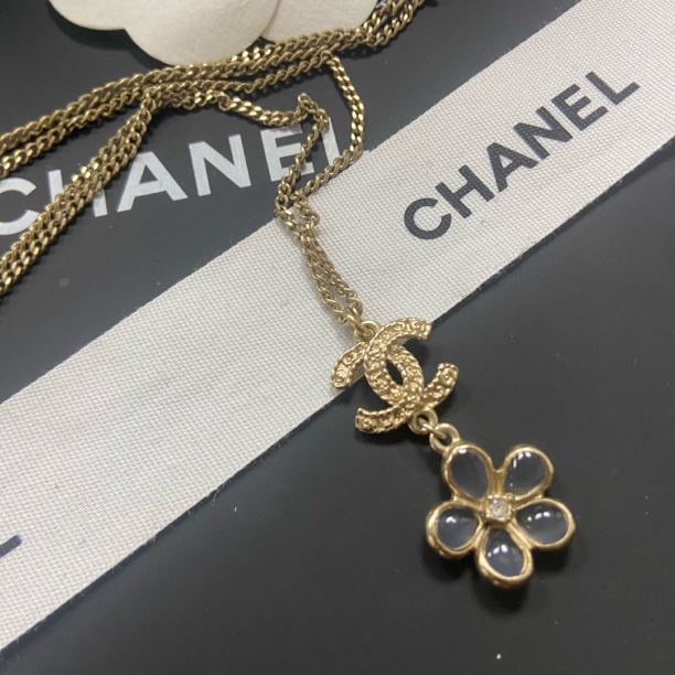 99新 Chanel/香奈儿 经典 时尚 珐琅 浮雕 琉璃 毛衣链 项链