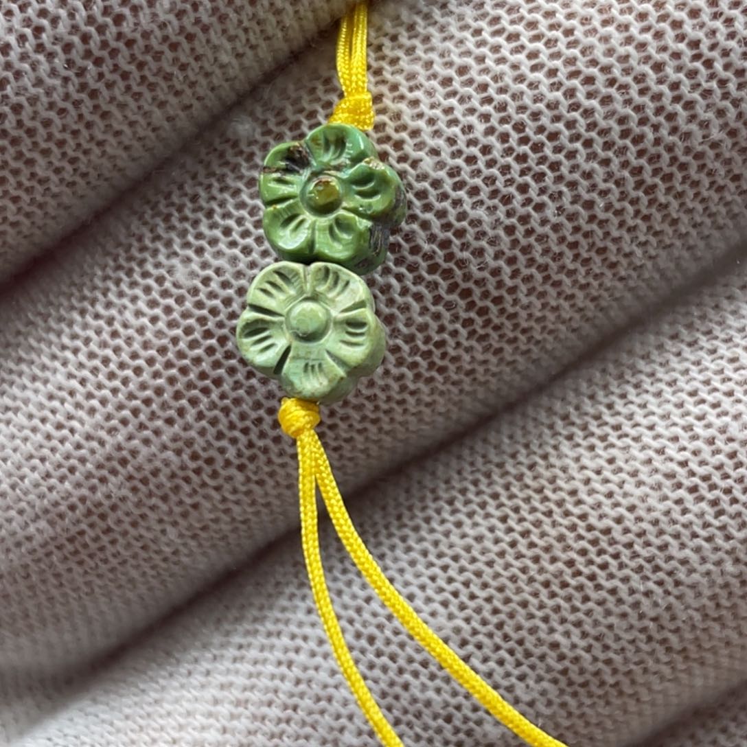 绿松石未镶嵌挂件