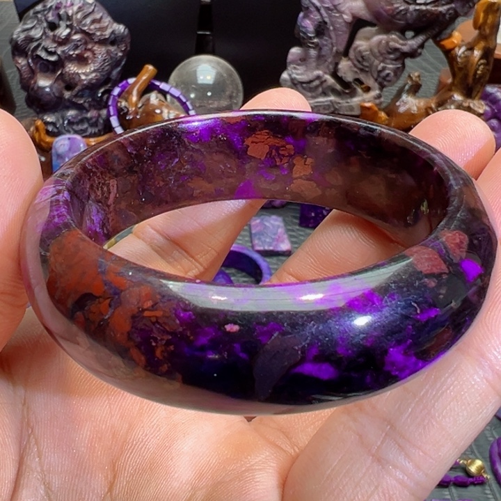 苏纪石（舒俱来）手镯未镶嵌