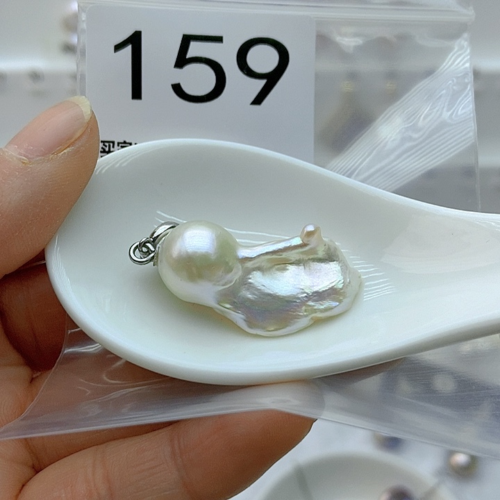 淡水珍珠颈饰银S925镶嵌