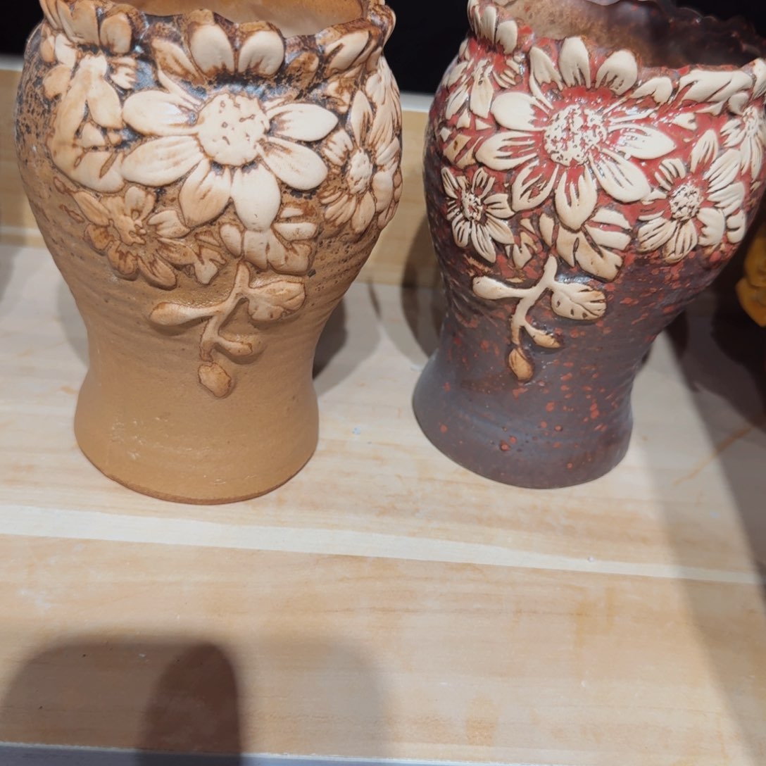 紫砂花盆粗陶盆 呀