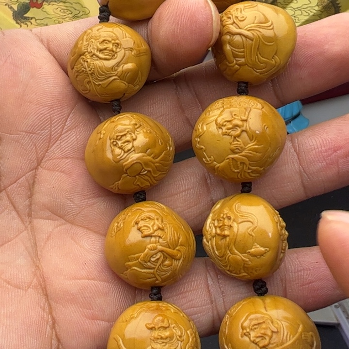 橄榄核手串/手链2.2潜伏雕整身十八罗汉