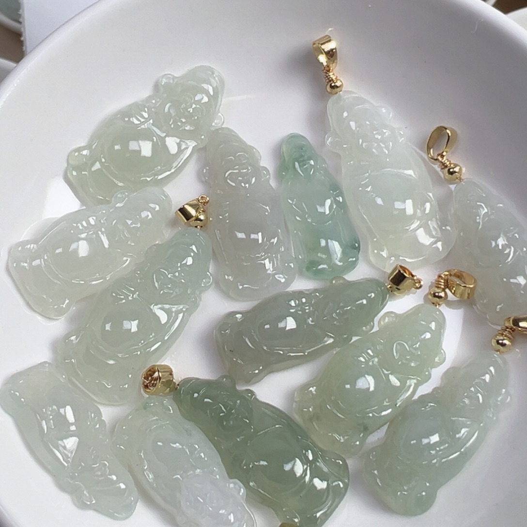 翡翠散珠翡翠米爷爷一个可挑