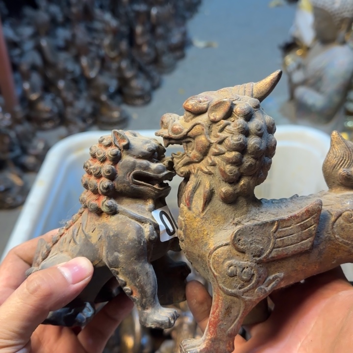 狮子和麒麟造像打包150