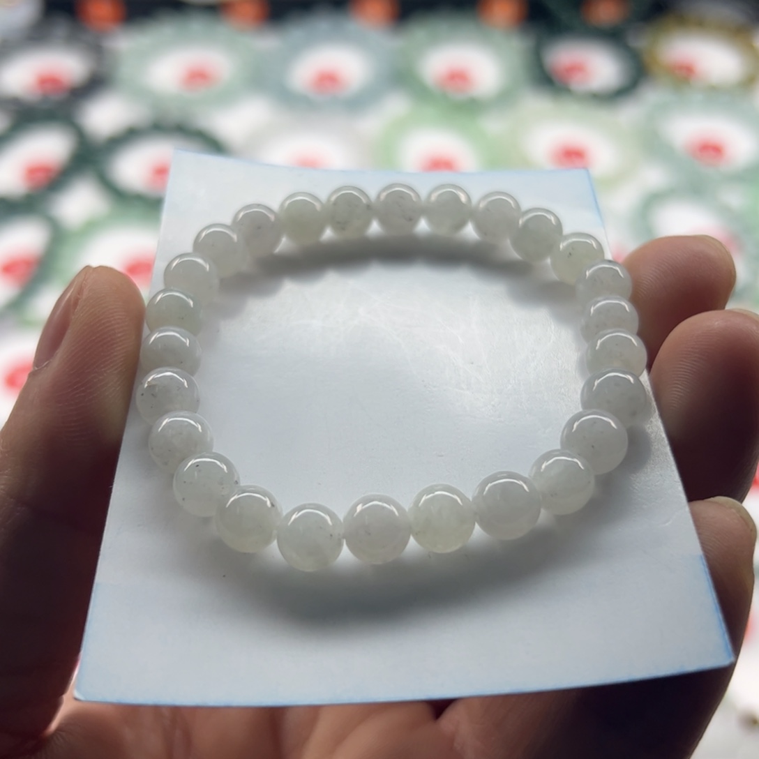 翡翠手链未镶嵌卡7