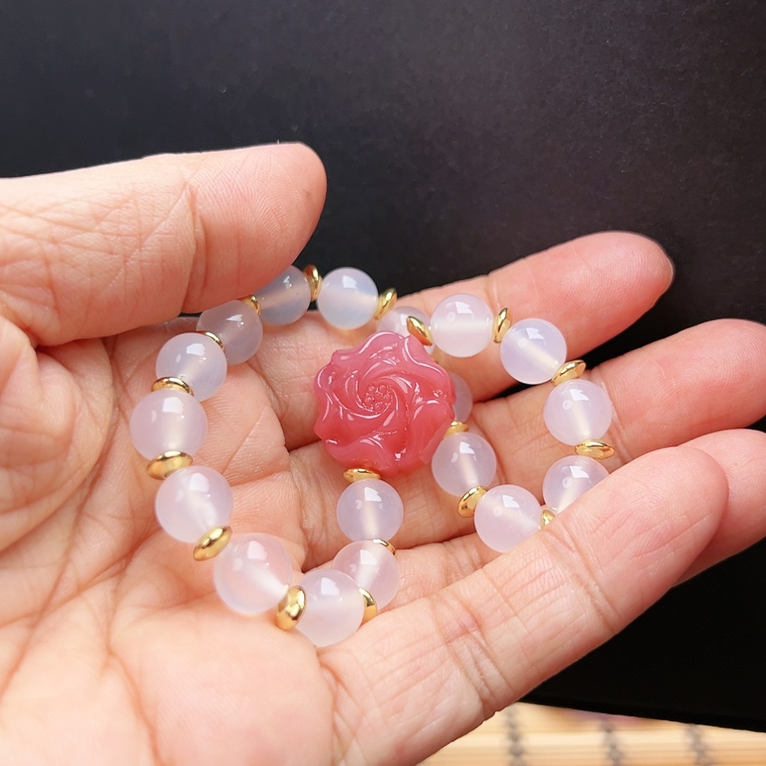 未镶嵌玛瑙/玉髓珠宝半成品