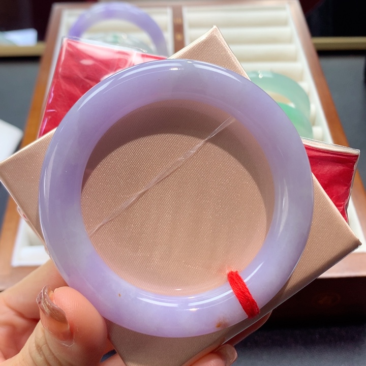 未镶嵌手镯翡翠团*?54圈口