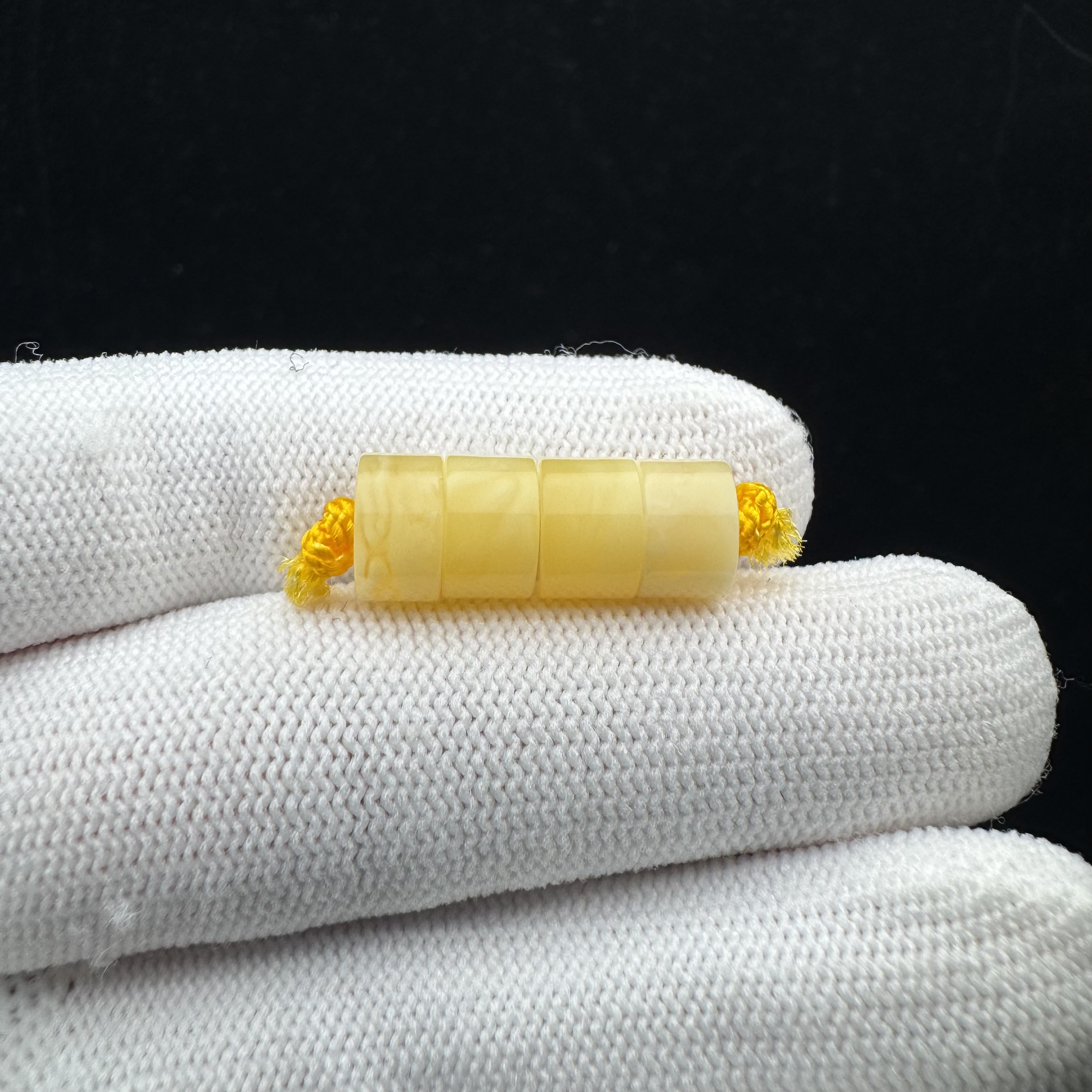 J2827天然矿源蜜蜡 墩子 8.3mm支持复检假一罚四