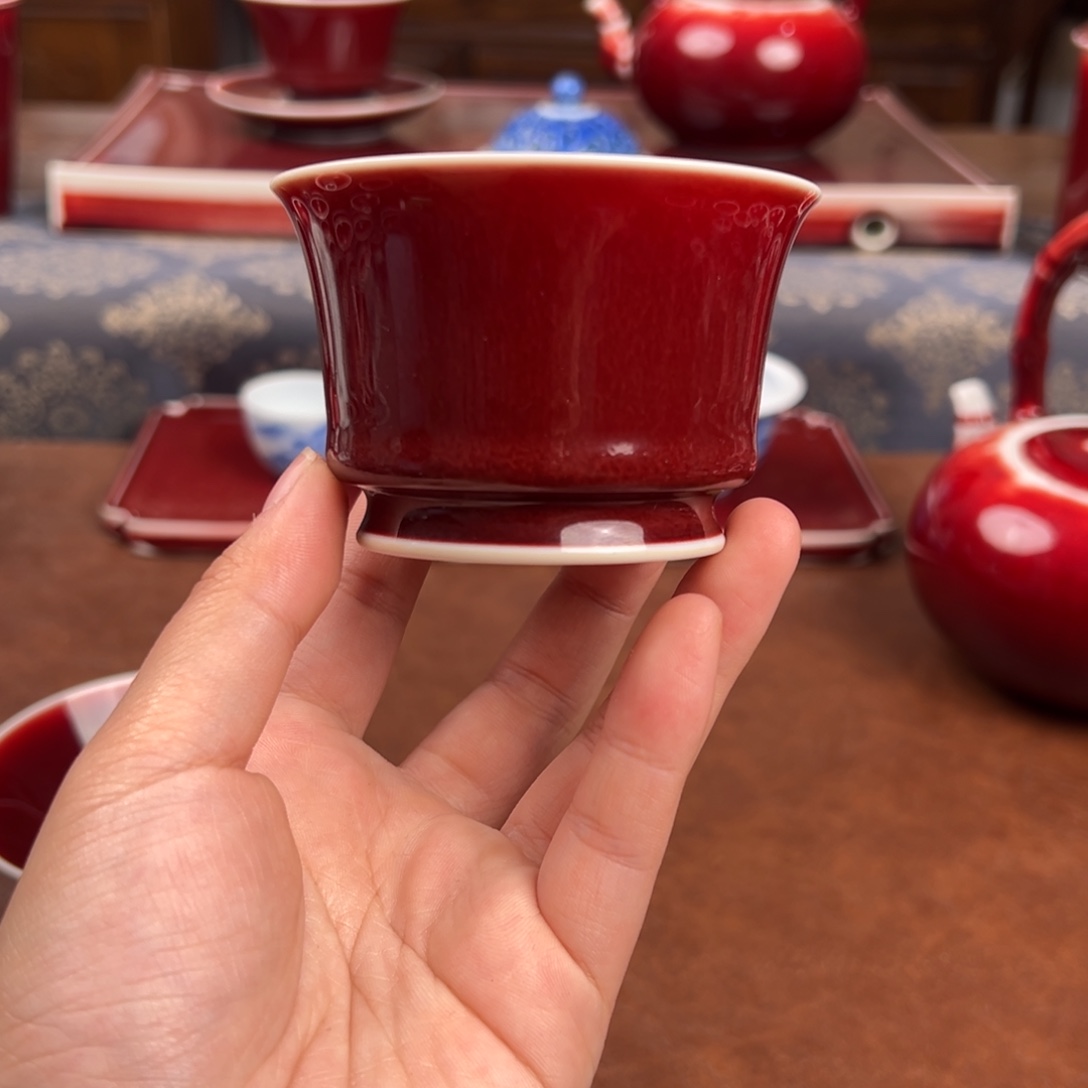 用***3陶瓷景德镇陶瓷郎红