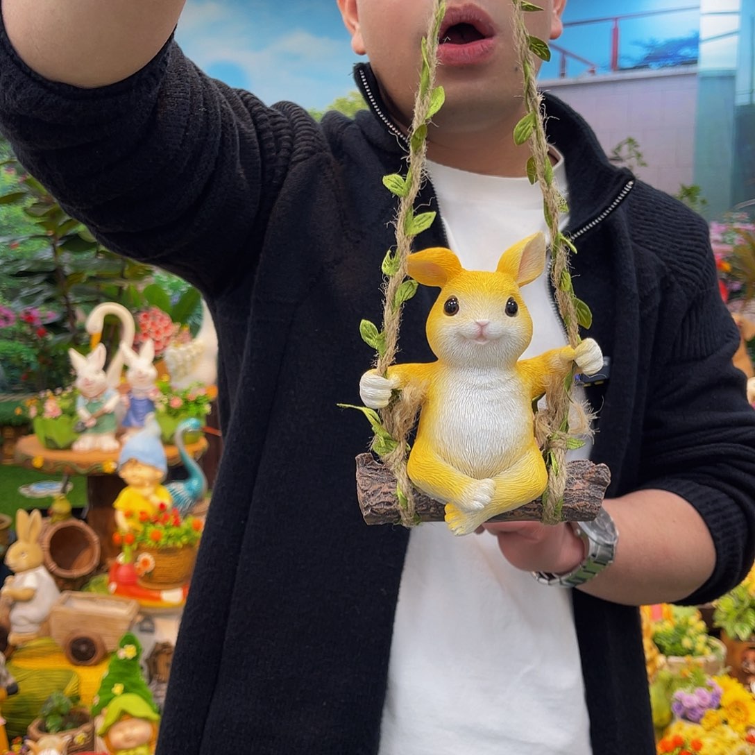 红陶花园庭院摆件