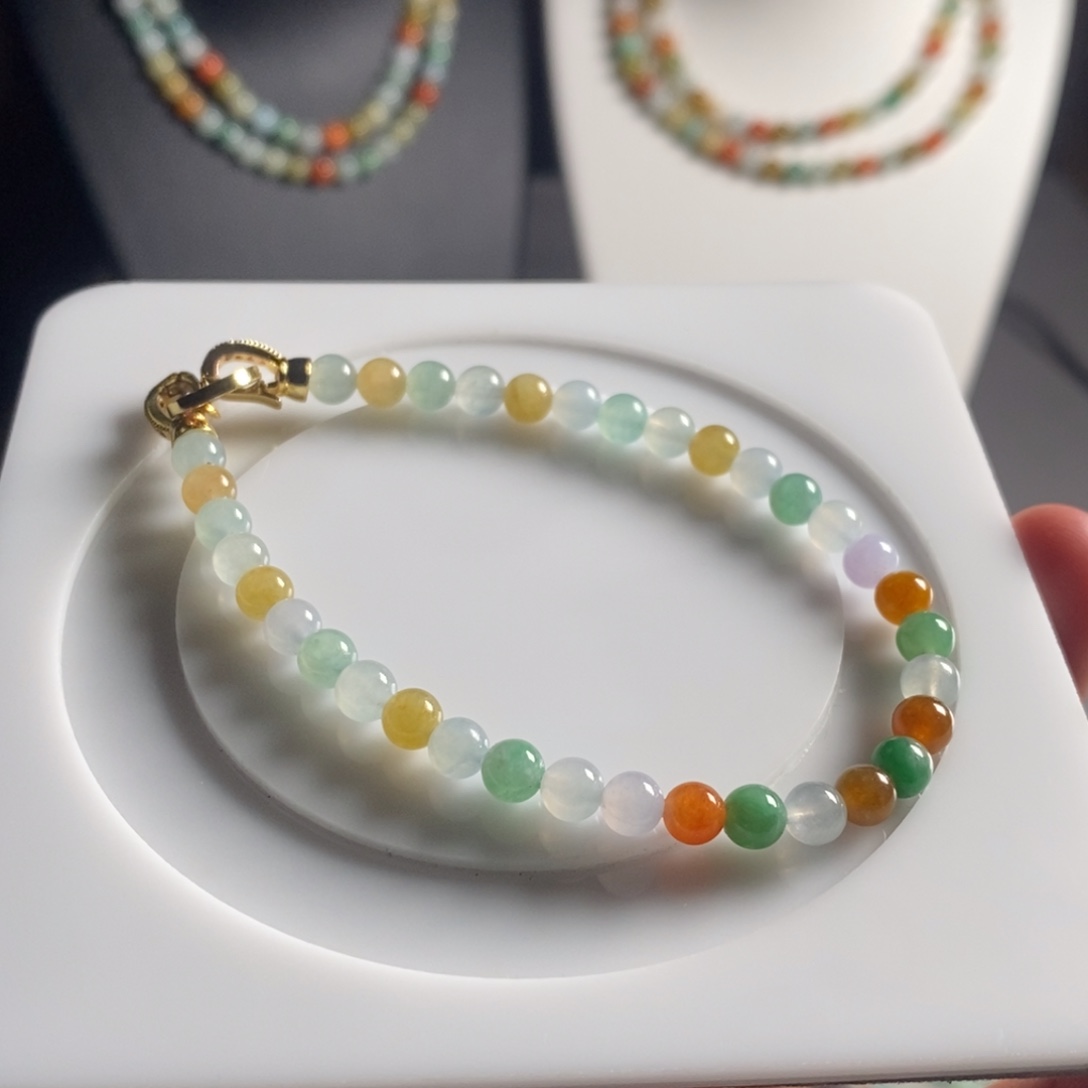 定制翡翠未镶嵌19 缅甸翡翠A货卡5.2