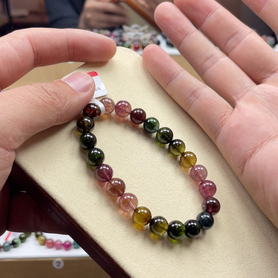 碧玺手串未镶嵌8.5mm.mmmmmmmmmm