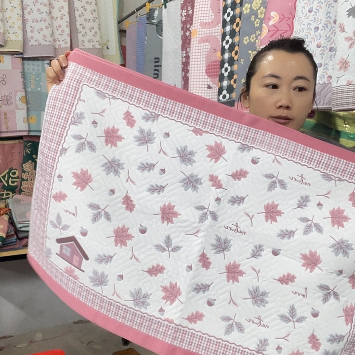 棉特价粉色小枫叶