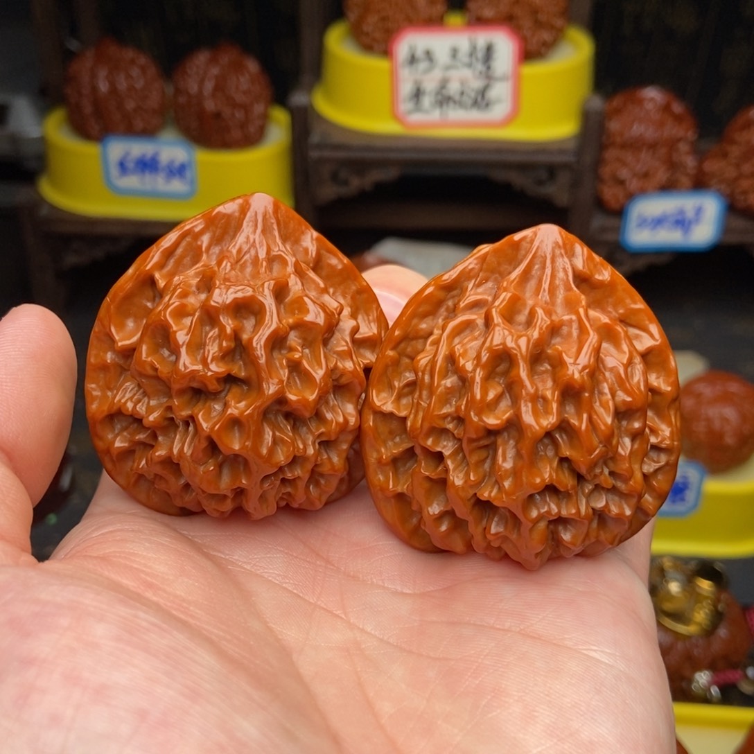 吊坠文玩核桃46龙鳞纹