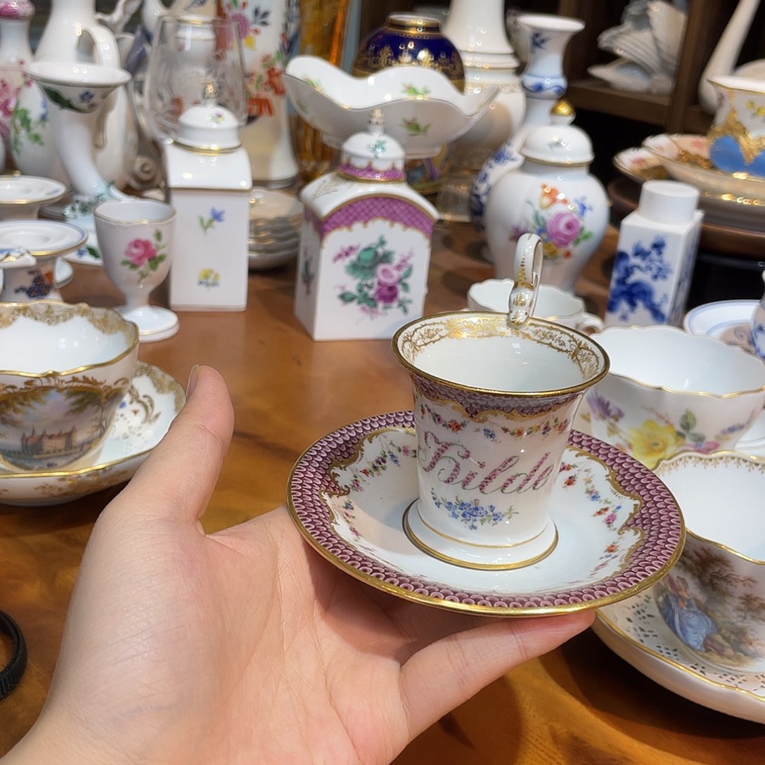 摆件中古四杠摩卡