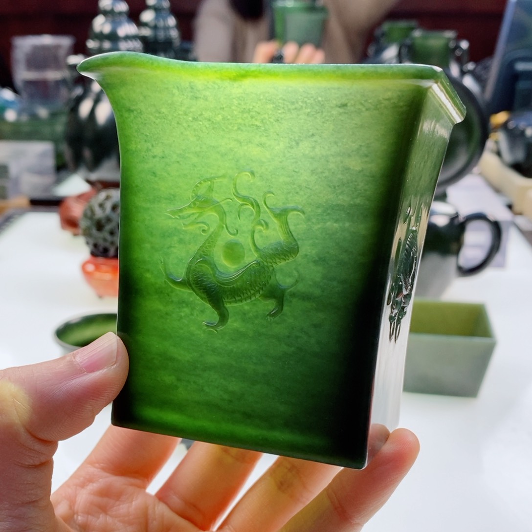 和田玉（青玉）摆件未镶嵌