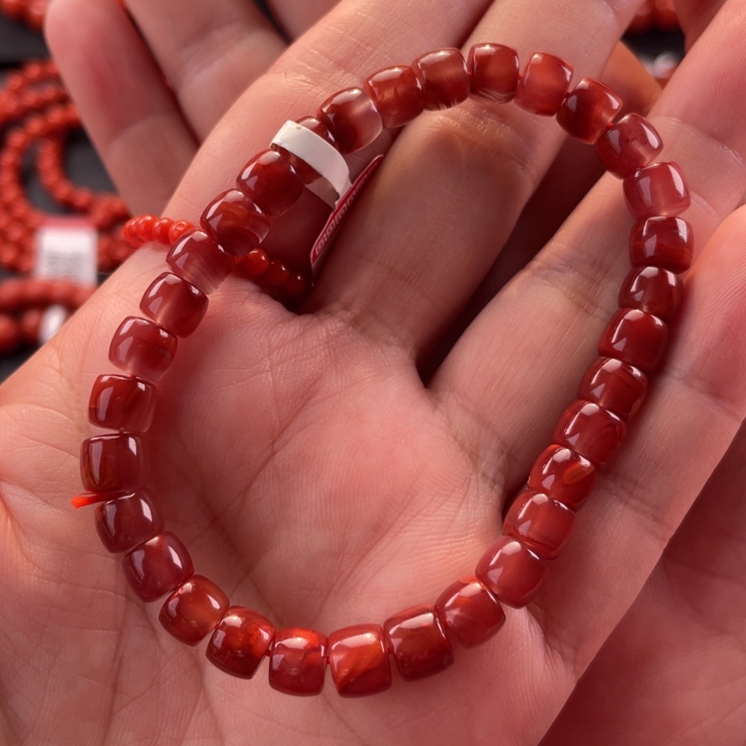 木****南红玛瑙未镶嵌手链妞6