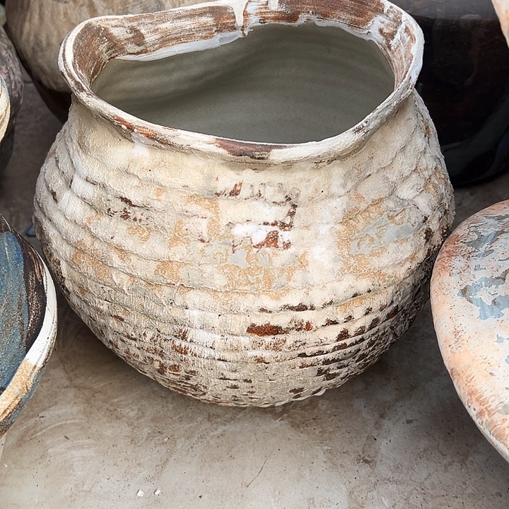 景德镇精品花盆栽适口20高24