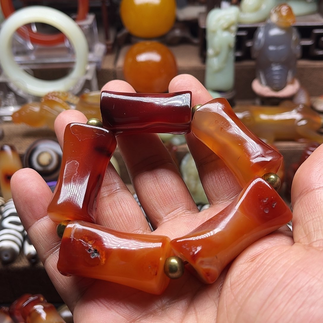 玛瑙/玉髓未镶嵌车挂