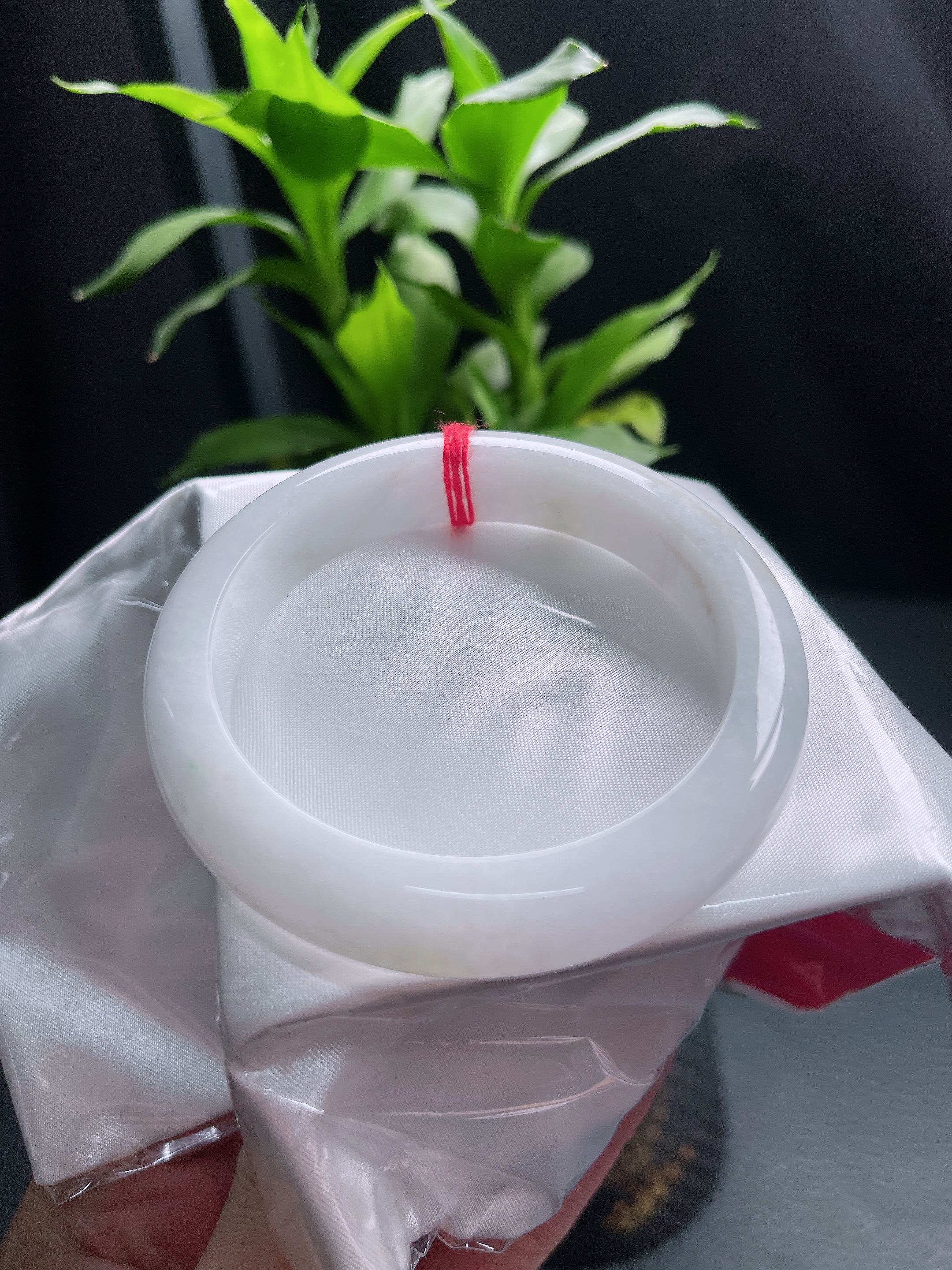 57圈口白月光宽边手镯787