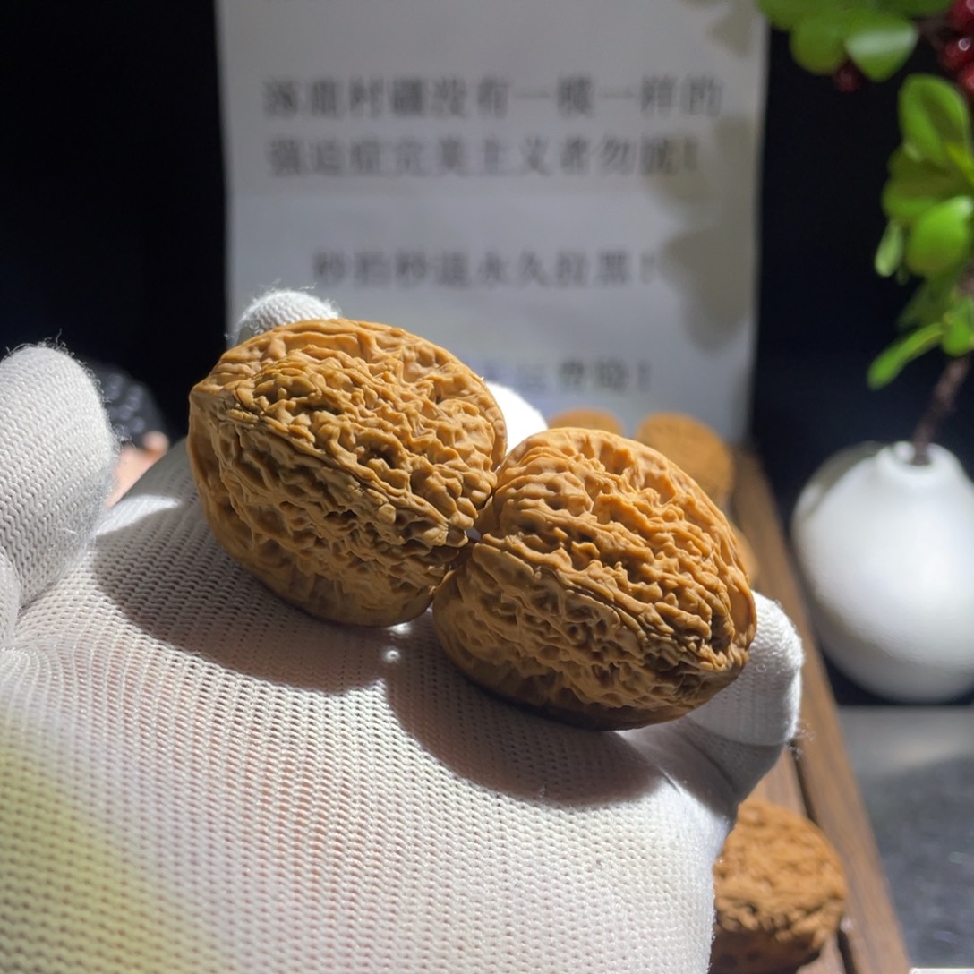 文玩核桃吊坠37拉丝密纹