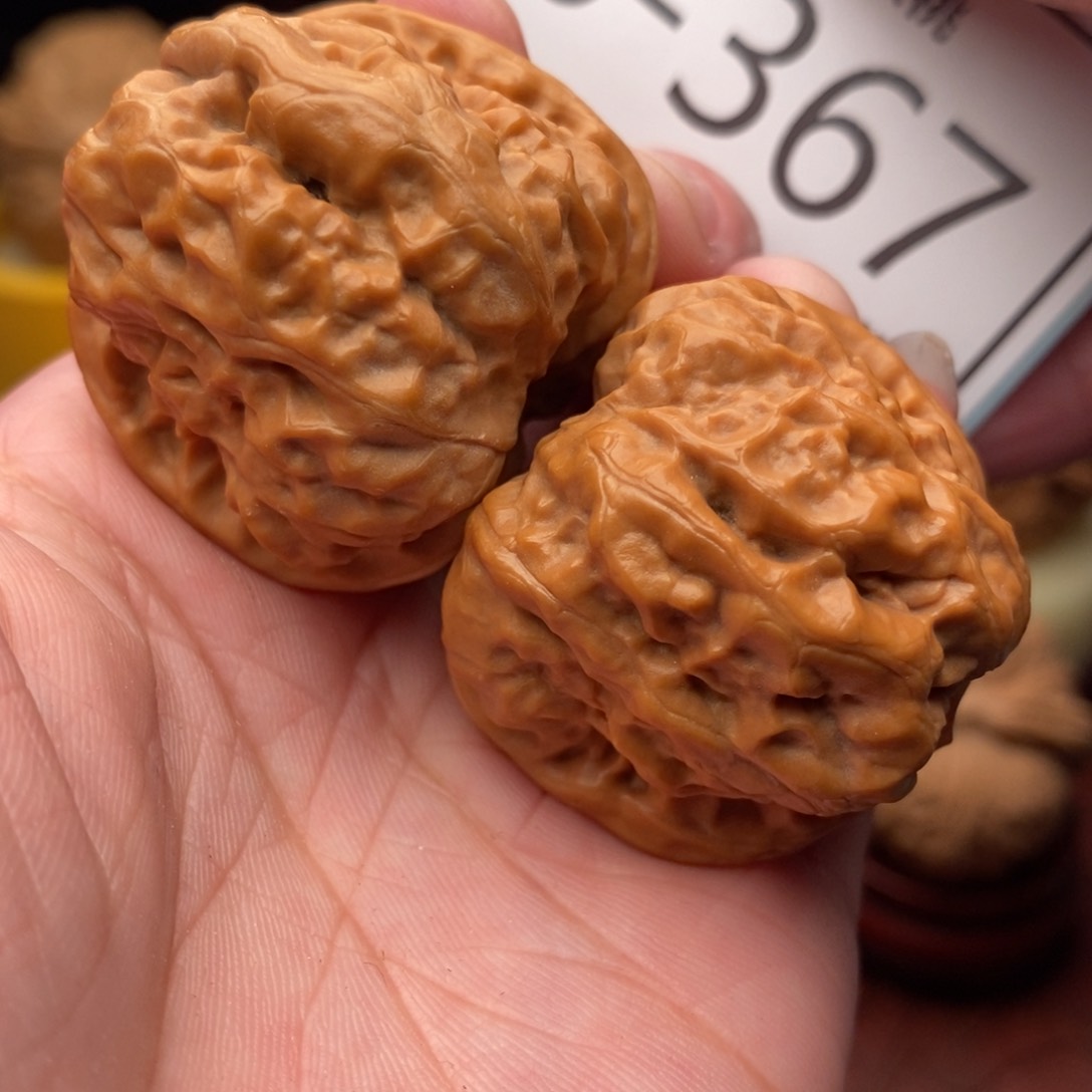 文玩核桃把件开背蛙37