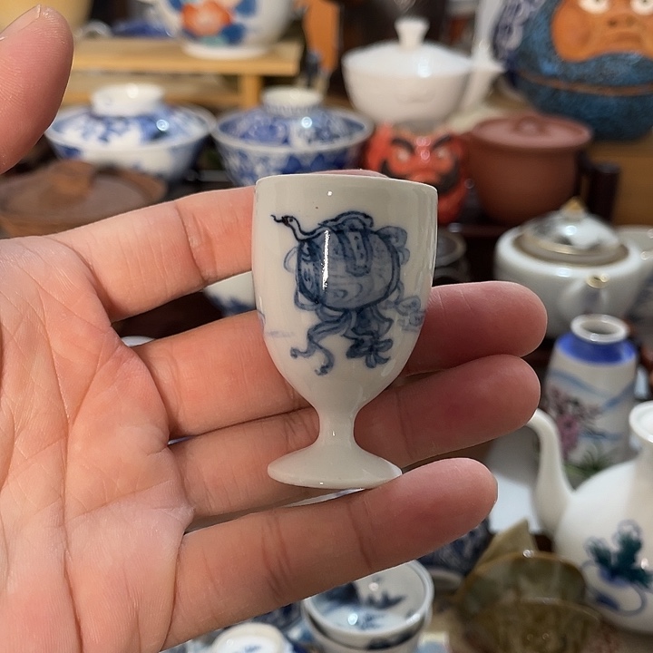 瓷片九谷万象杯子好看的