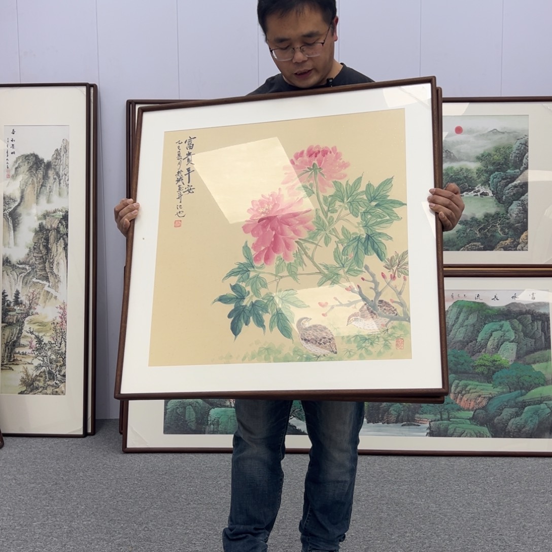 国画国画作品展览等80*80