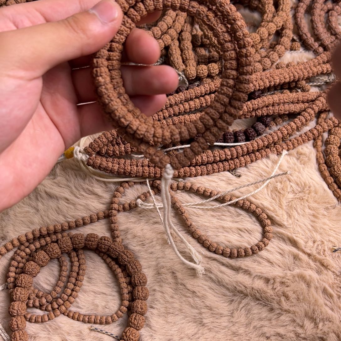 怎****金刚菩提吊坠藏式平细