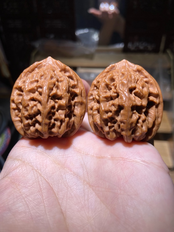 文玩核桃磐石 37边37肚40高